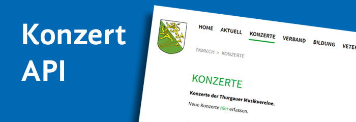 Der TKMV nutzt die Konzert API von konzerte-ostschweiz.ch